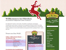 Tablet Screenshot of fluerchen.de